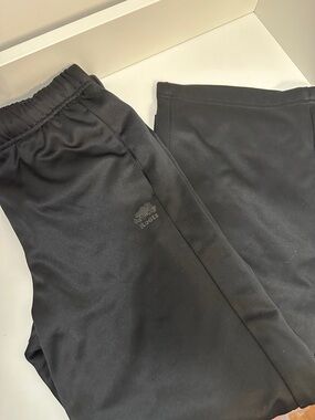 Roots Black Jogger Pants with Subtle Logo